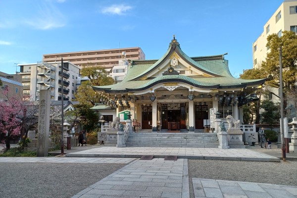 難波八阪神社の本殿