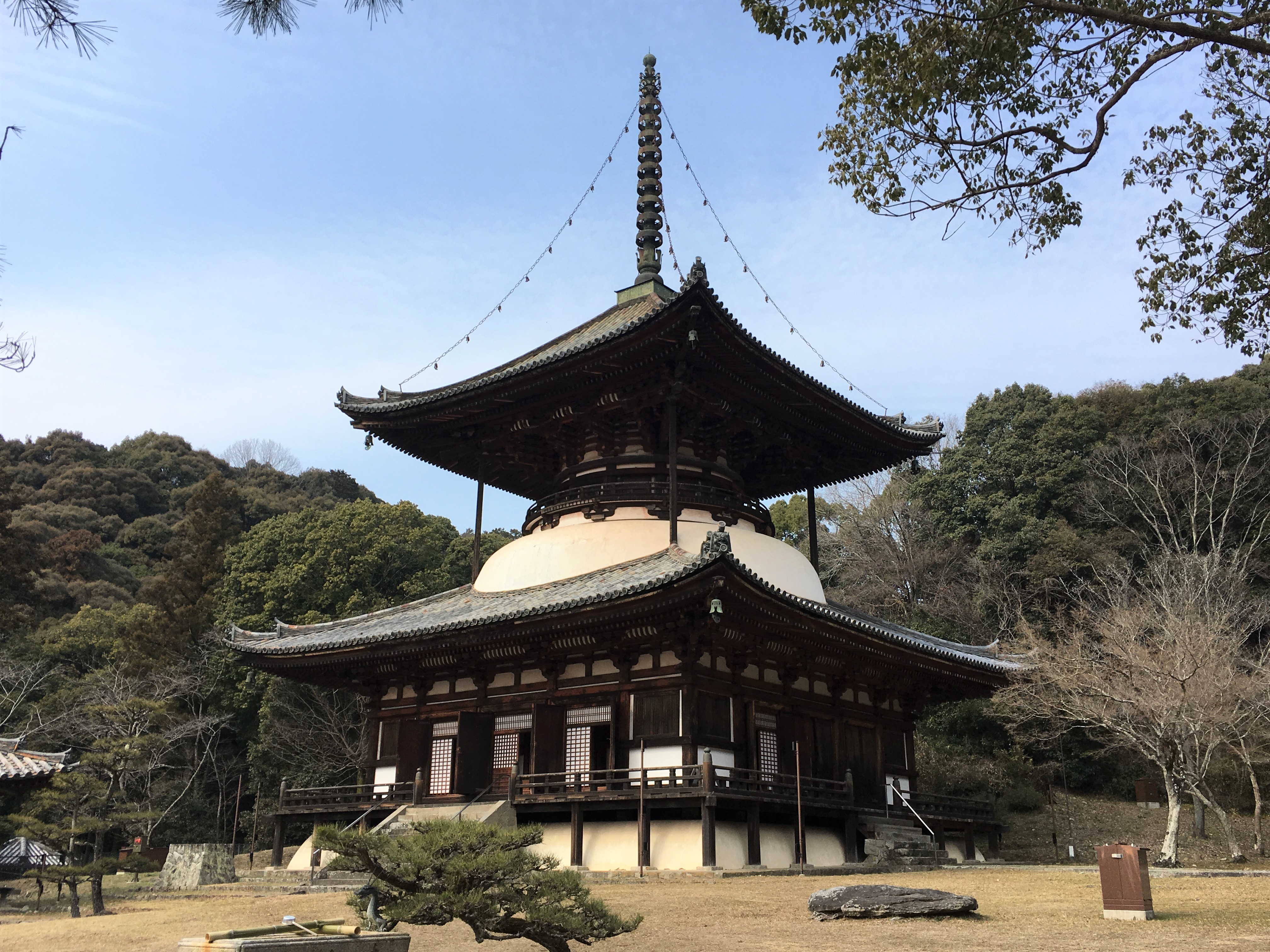 iconic tahoto of Negoro-ji Temple in Iwade Japan