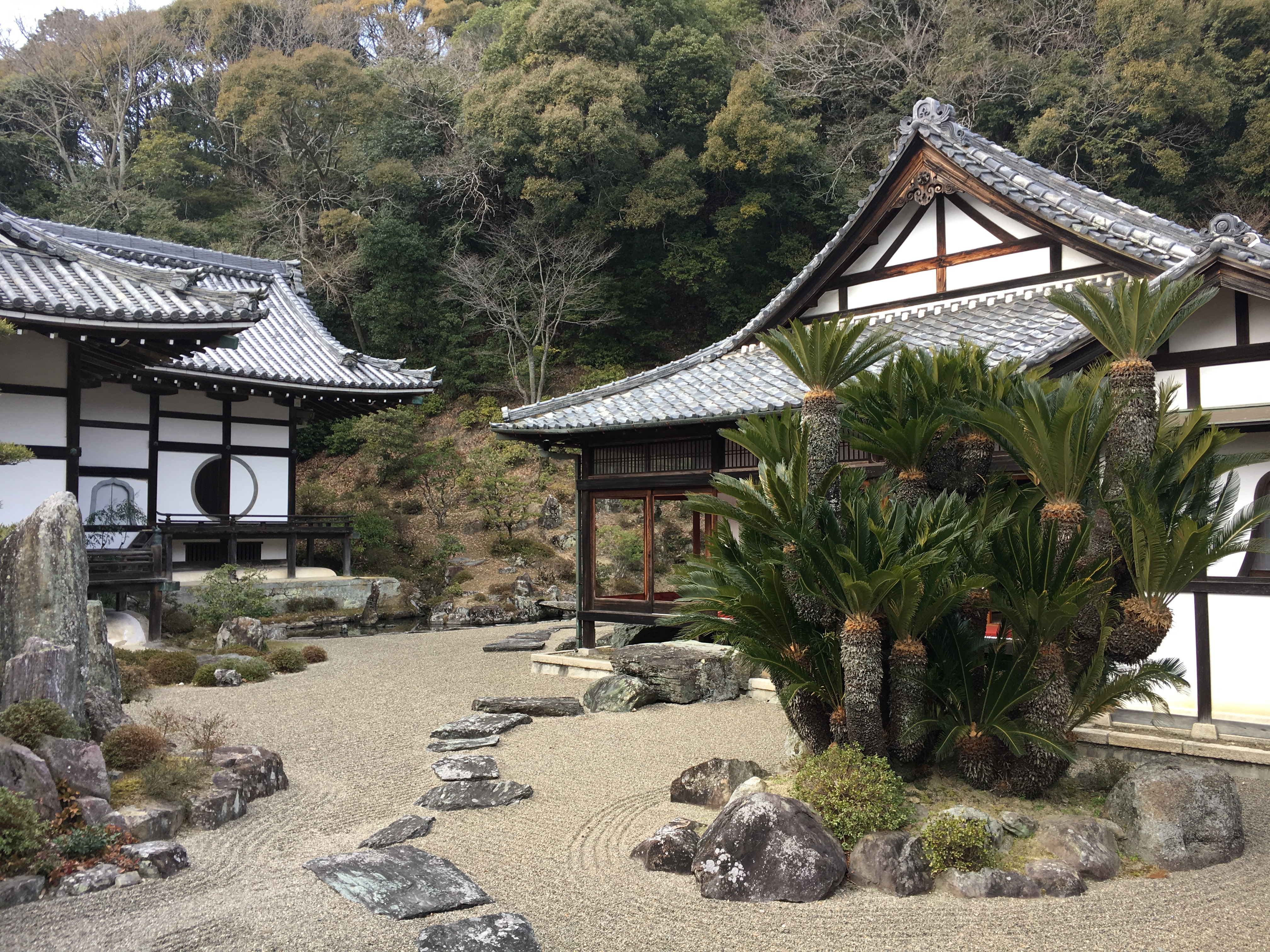 Honbos rock garden of Negoro-ji Temple and