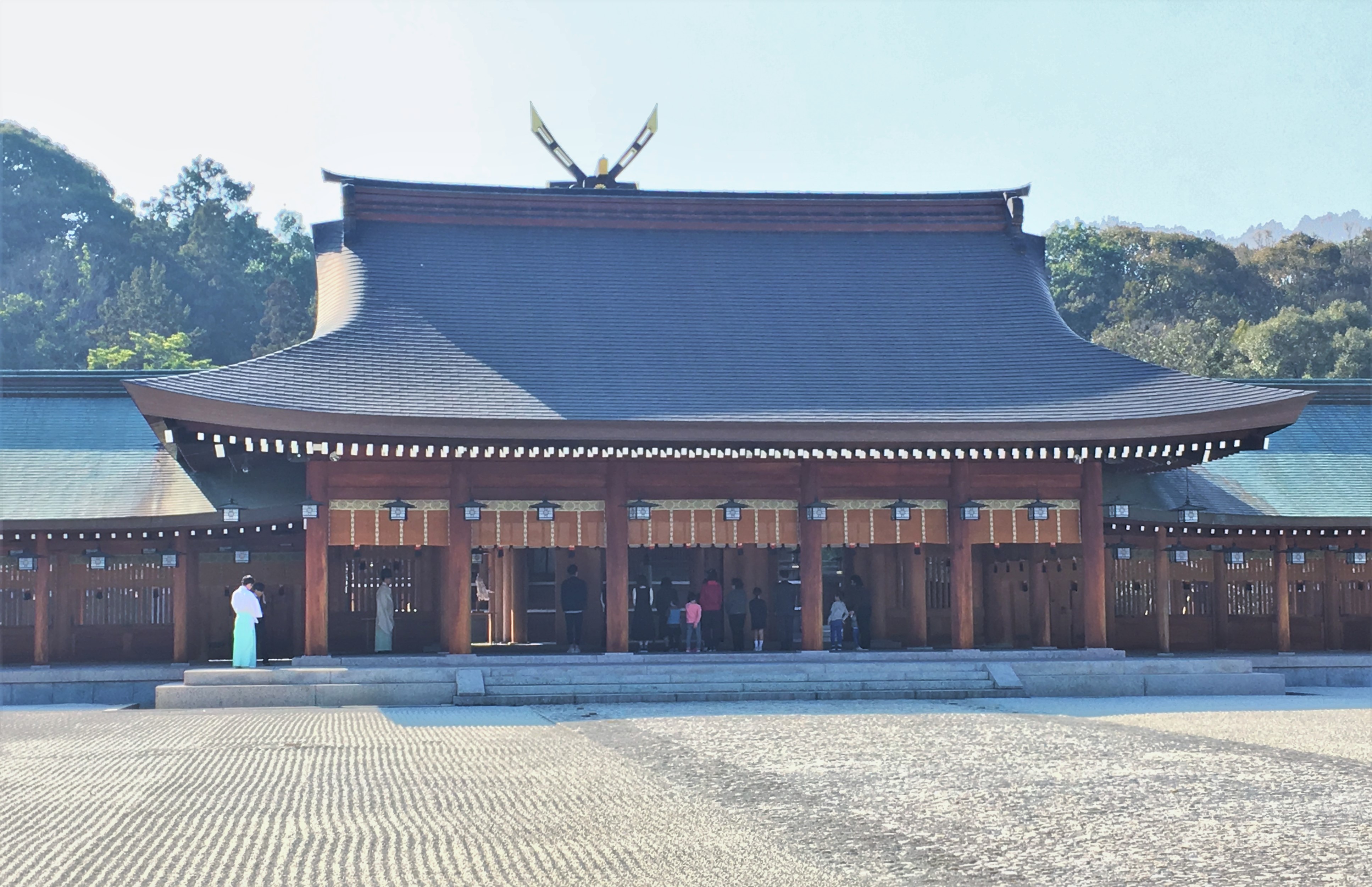 Kashihara Jingu: coronation site of Emperor Jimmu.