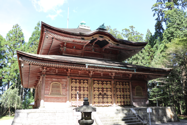 Enryaku-ji Temple's Kaidan-in near the To-do Pagoda