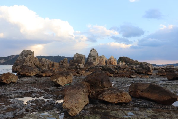 Hashigui-iwa Rocks 