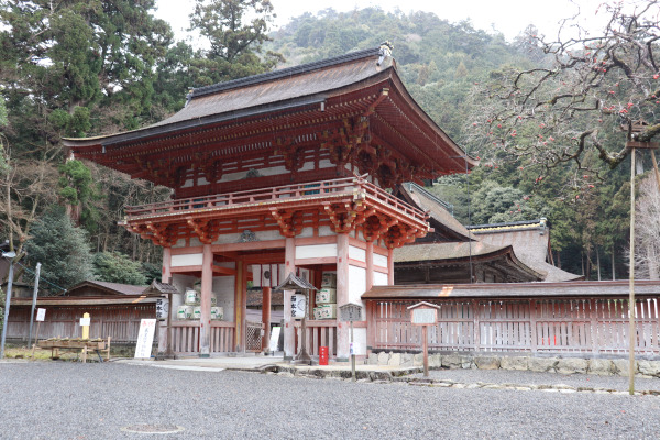 The entrance of West Hongu at Hiyoshi Taisha