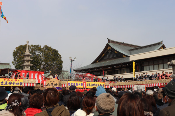 Setsubun festival at Narita Fudoson Temple 