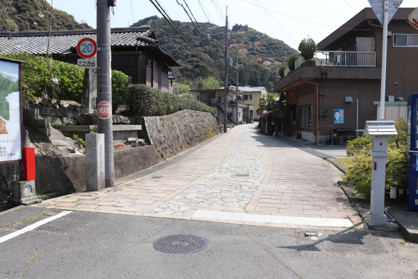 The historic district of Yamanakadani along the Kumano Kodo Kiiji Trail