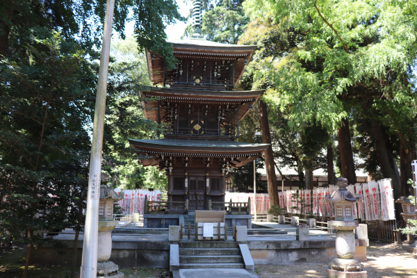 pagoda of Toyokawa Inari