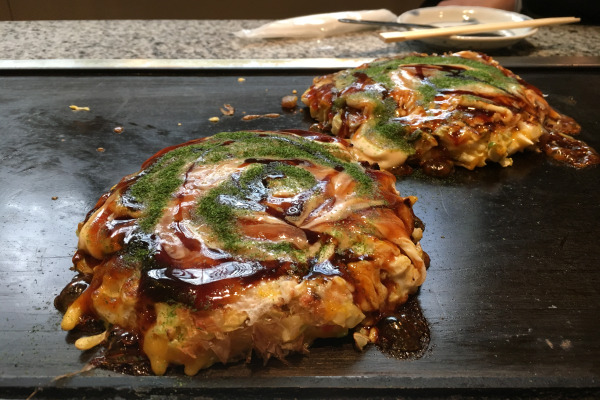 Okonomiyaki is easily some of the most popular food in Osaka