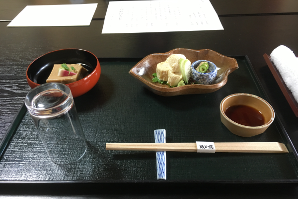阪口楼の普茶料理