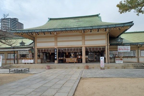 生國魂神社の幣殿