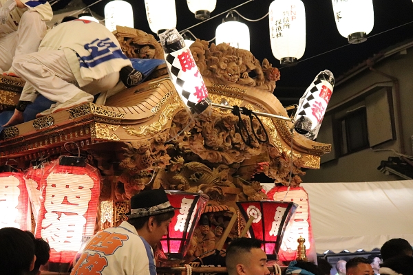 だんじりの彫刻