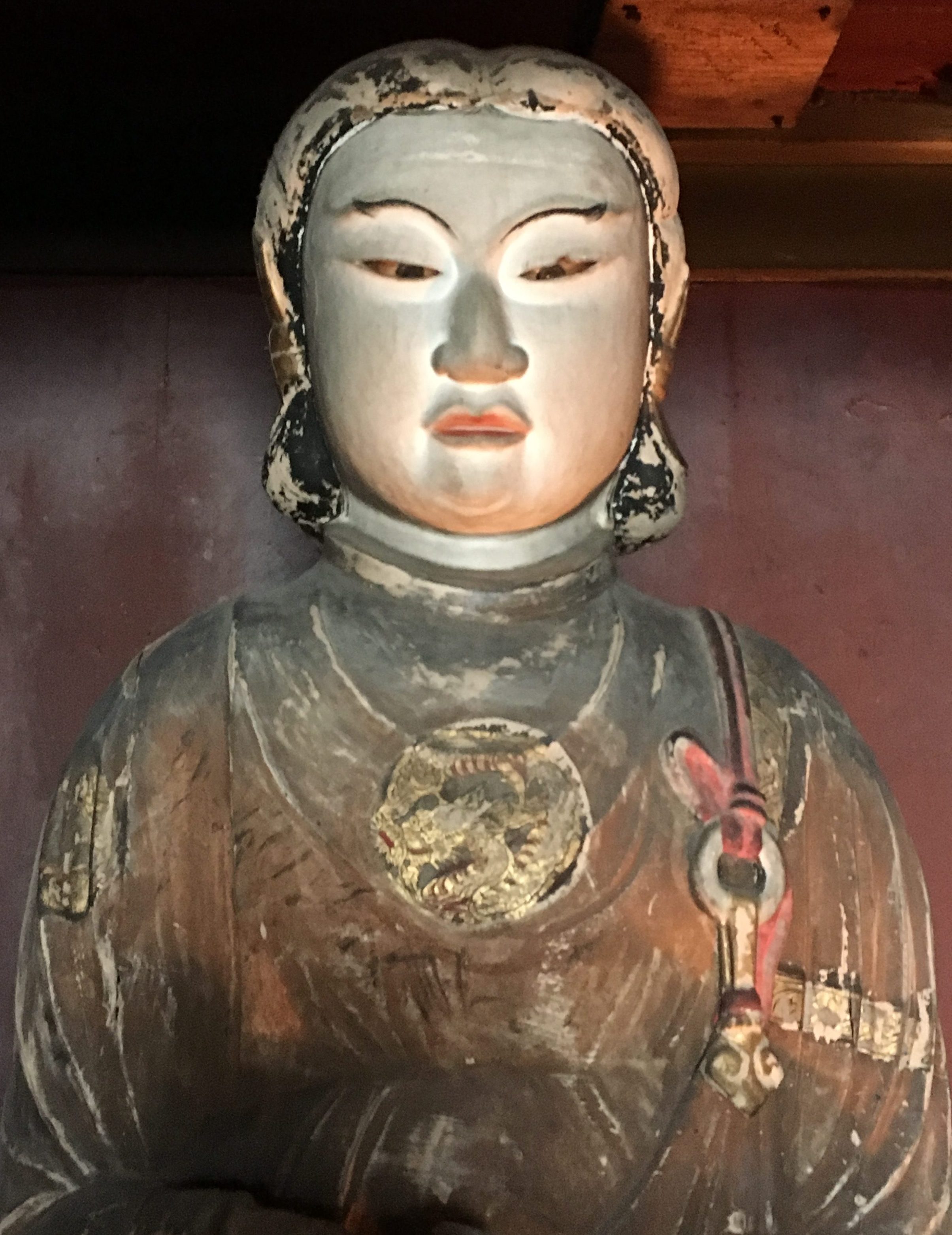 wooden statue of prince shotoku