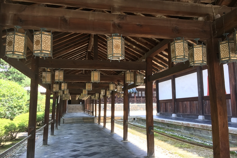 Long corridor leading to Daihououden