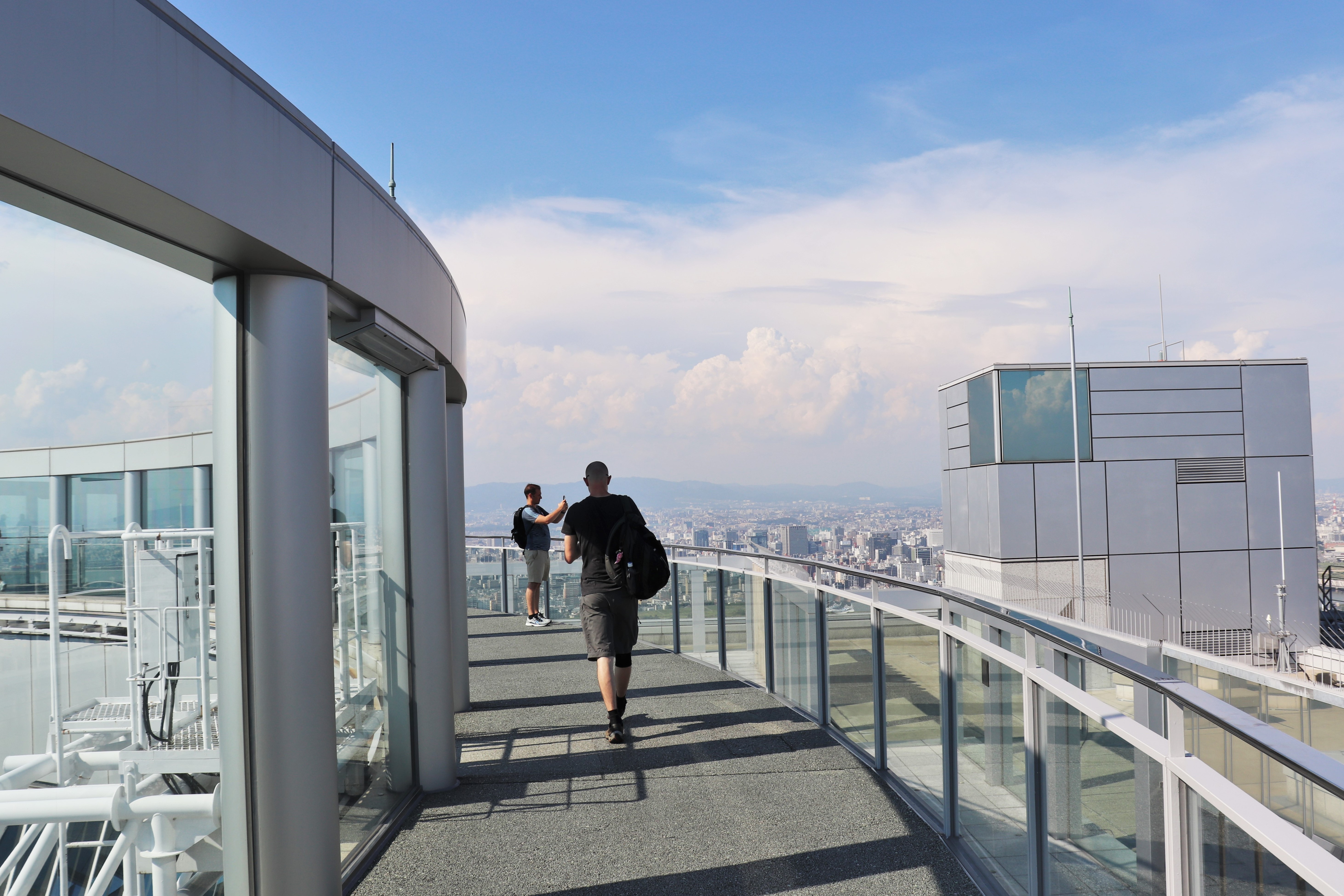 Umeda sky building rooftop observation deck
