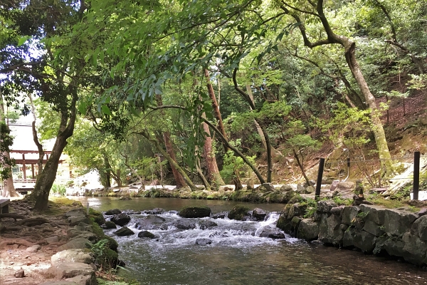 Nara no ogawa in Kamigamo Shrine 