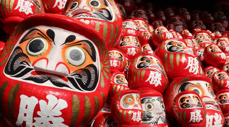 daruma in Katsuoji Temple