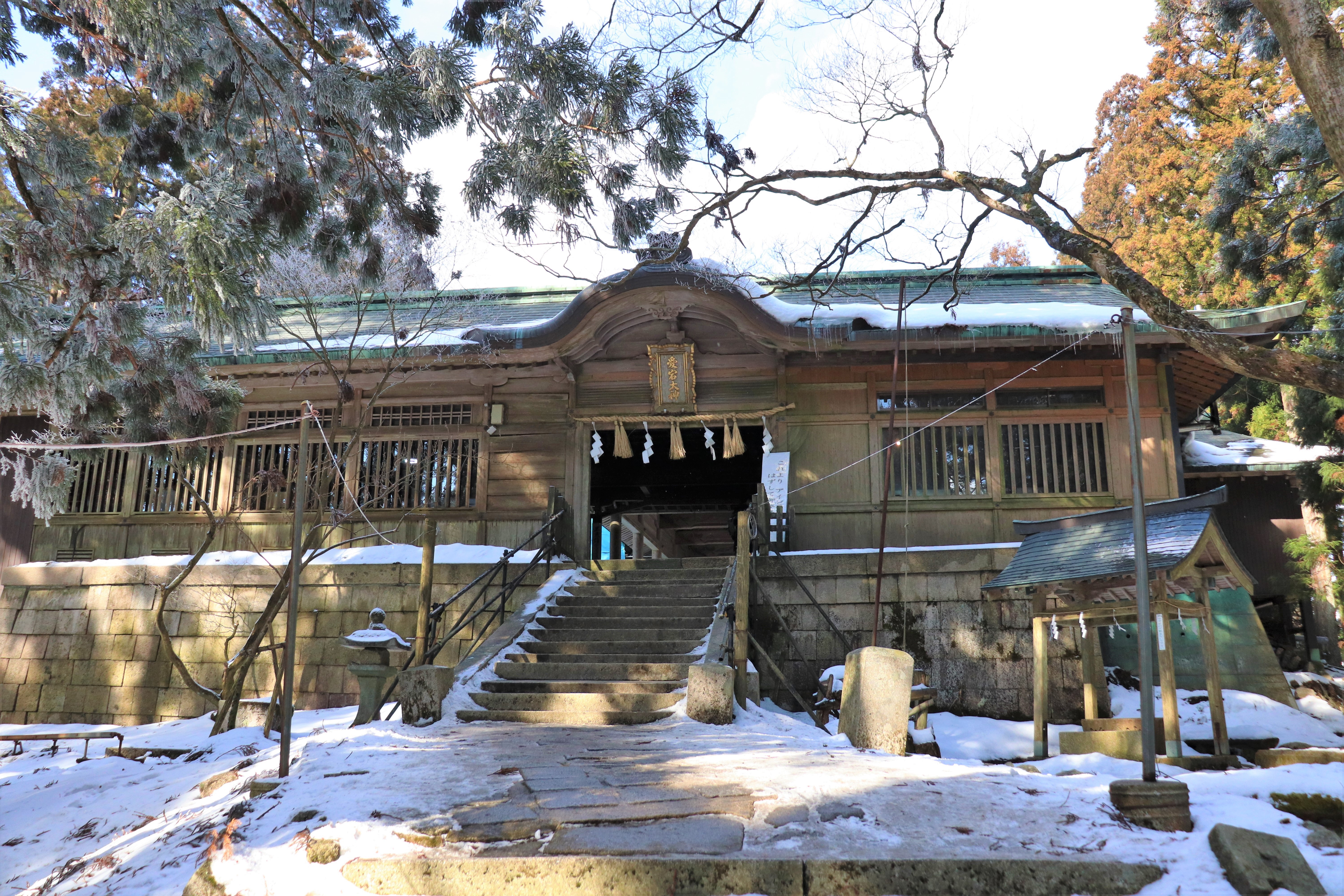 main shrine building of Atago Shrine