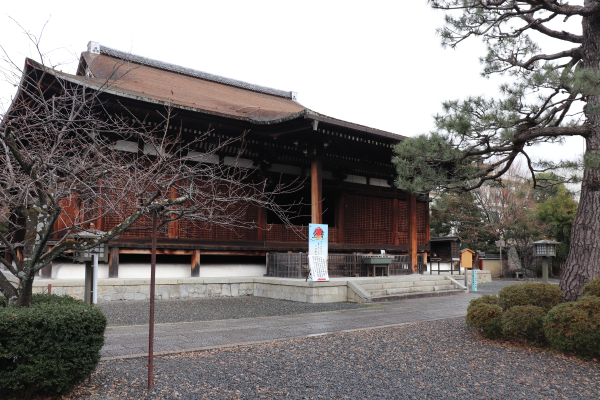 hondo of Senbon Shakado in kyoto Japan, one of the surviving buildings predating the onin war