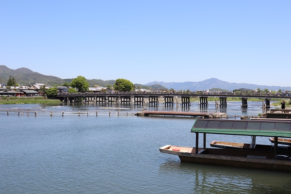 Togetsu Bridge in Arashiyama 