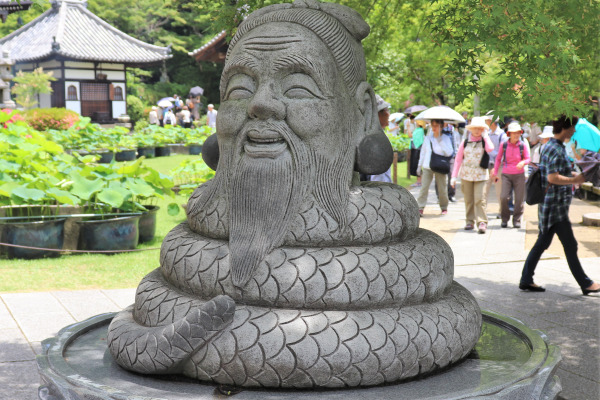 lucky stone in Mimurotoji Temple