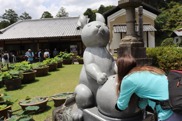 lucky statue in Mimurotoji 