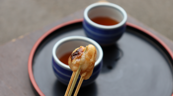 imamiya shrine and aburi mochi