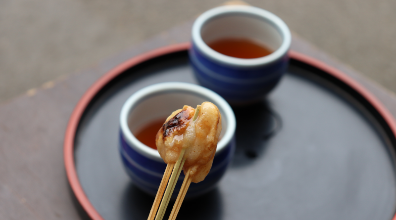 imamiya shrine and aburi mochi