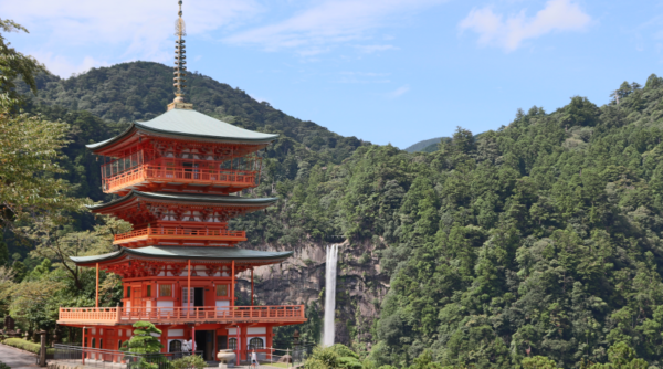 nachi taisha and nachi waterfalls