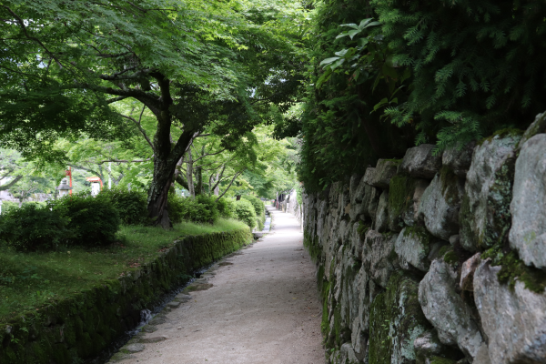 Stone walls in Sakamoto, near Enryaku-ji Temple