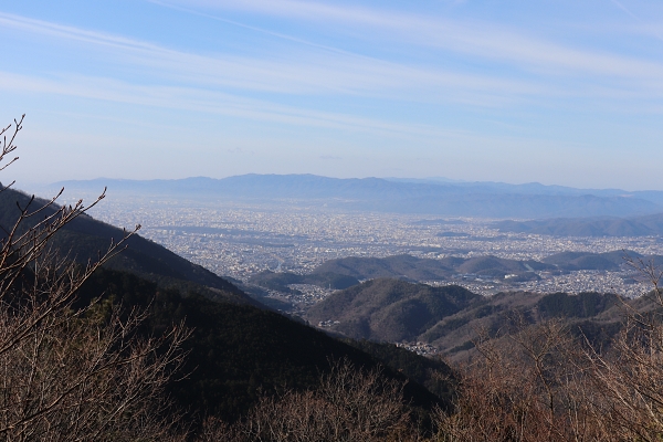 A great view from Gyokutaisugi along Higashiyama East Course 