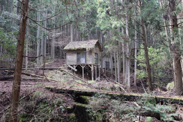 山小屋の廃墟