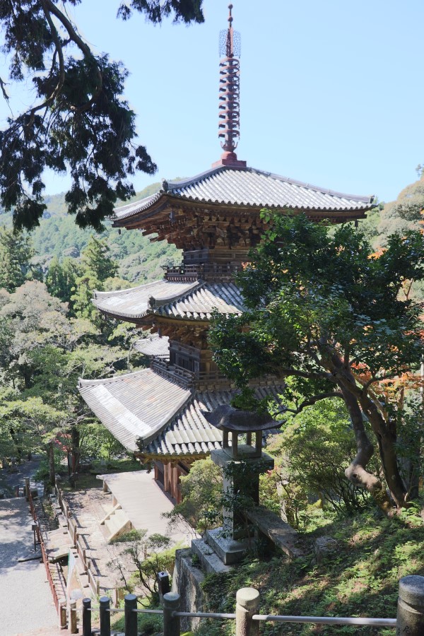 法華山一乗寺の三重塔