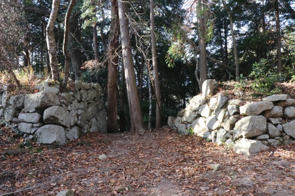Entrance to Ikeda-maru of Kannon-ji Castle
