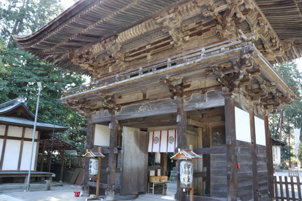 Shrine Gate of Mikami Shrine; Shiga, Japan