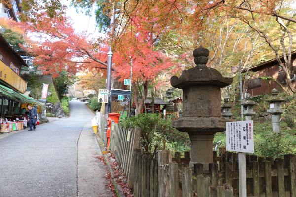 Street leading to Tanzan Shrine 