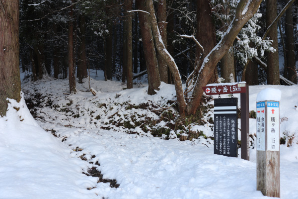 The trail to Mt. Shizugatake from Lake Yogo