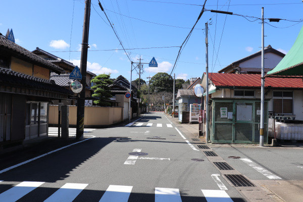 伊勢路伊勢本街道の交差点