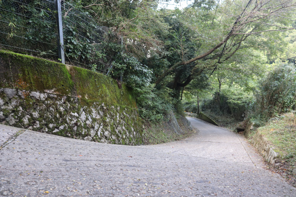 暗越奈良街道の急坂