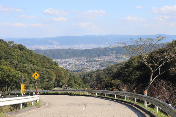 暗峠から見た奈良