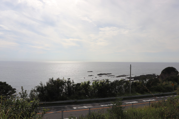 Ocean view from Tomi Oji on the Kumano Kodo Kiiji Trail