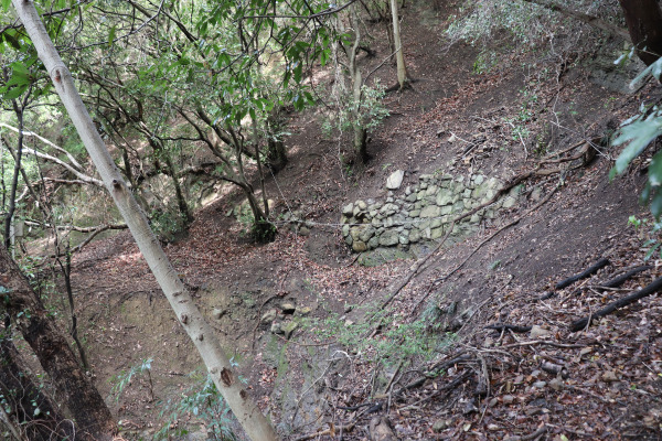 Biwa cliff on the Kiiji Trail of Kumano Kodo