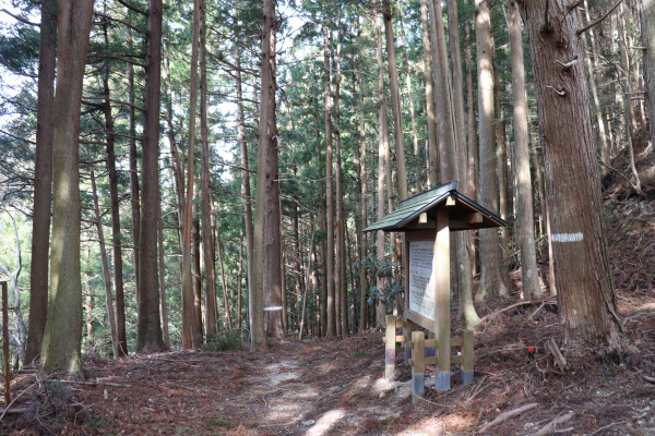 飼坂峠の頂上