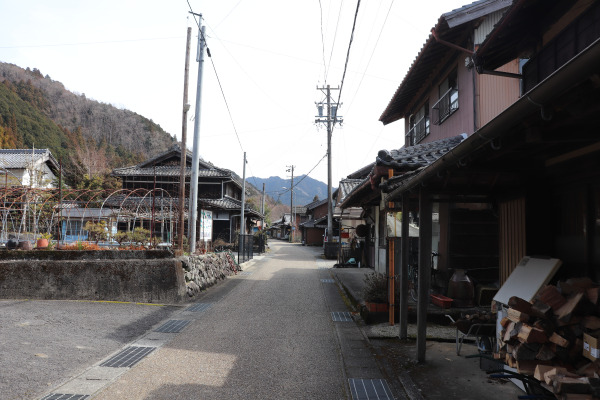 上多気の町並み