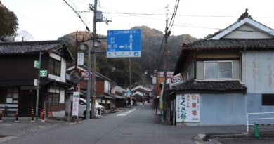 長谷寺付近の初瀬街道