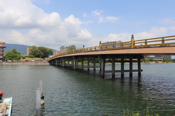 Seta Bridge site of the titlar battle in Jinshin War