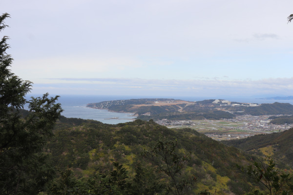 The view from Todazaka on Ohechi Trail of Kumano Kodo 