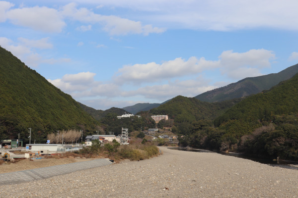 Tondagawa River on Nakahechi Trail of Kumano Kodo