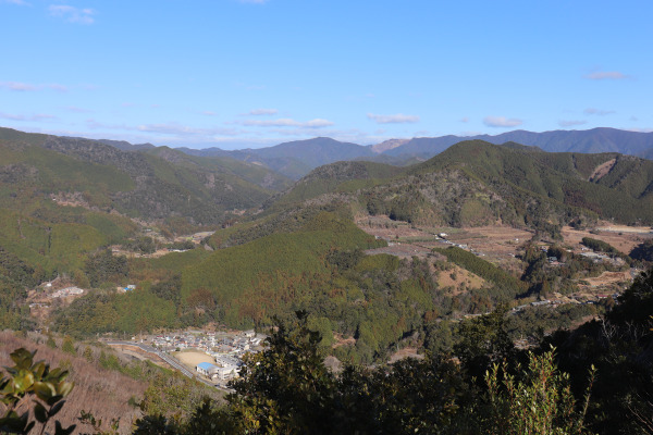 The view from Mt. Imori on Nakahechi Trail 