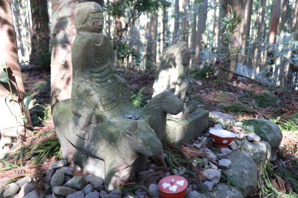 Gyuba Doji on the Nakahechi trail of Kumano Kodo