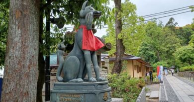 Inari fox in Inari Shrine