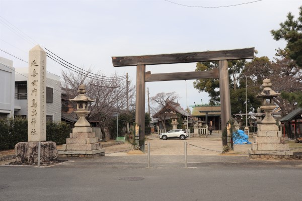 Toride Shrine on the Tokaido